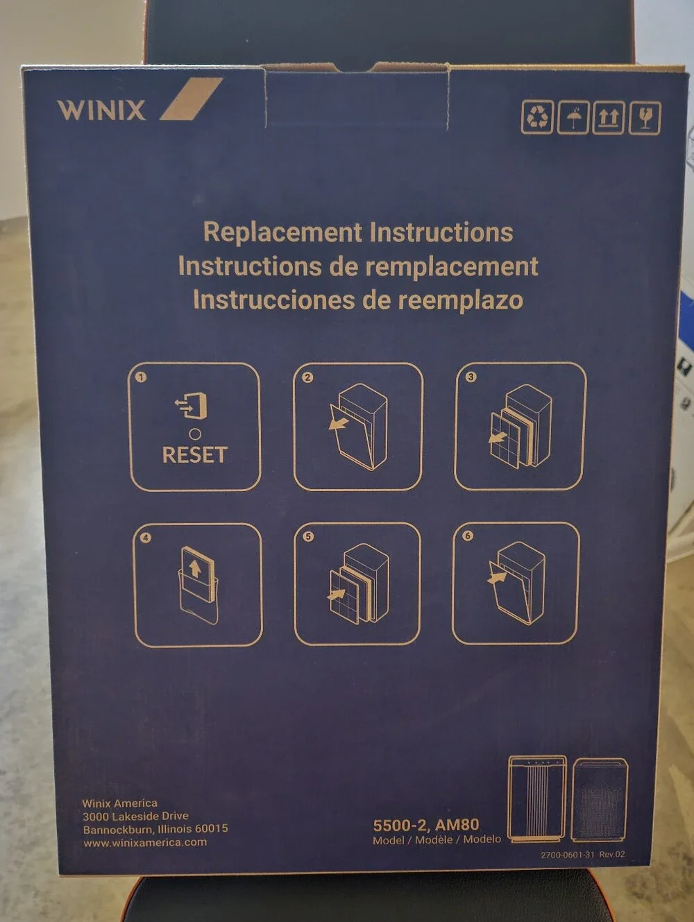 Winix Replacement Filter H X2 - Picture 7 of 8